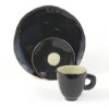 Espresso cup GOLD STRIPE black - Image 4