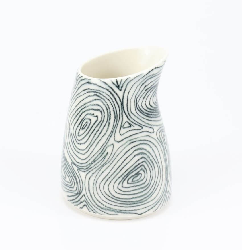 Mlecznik porcelanwy graficzny wzór